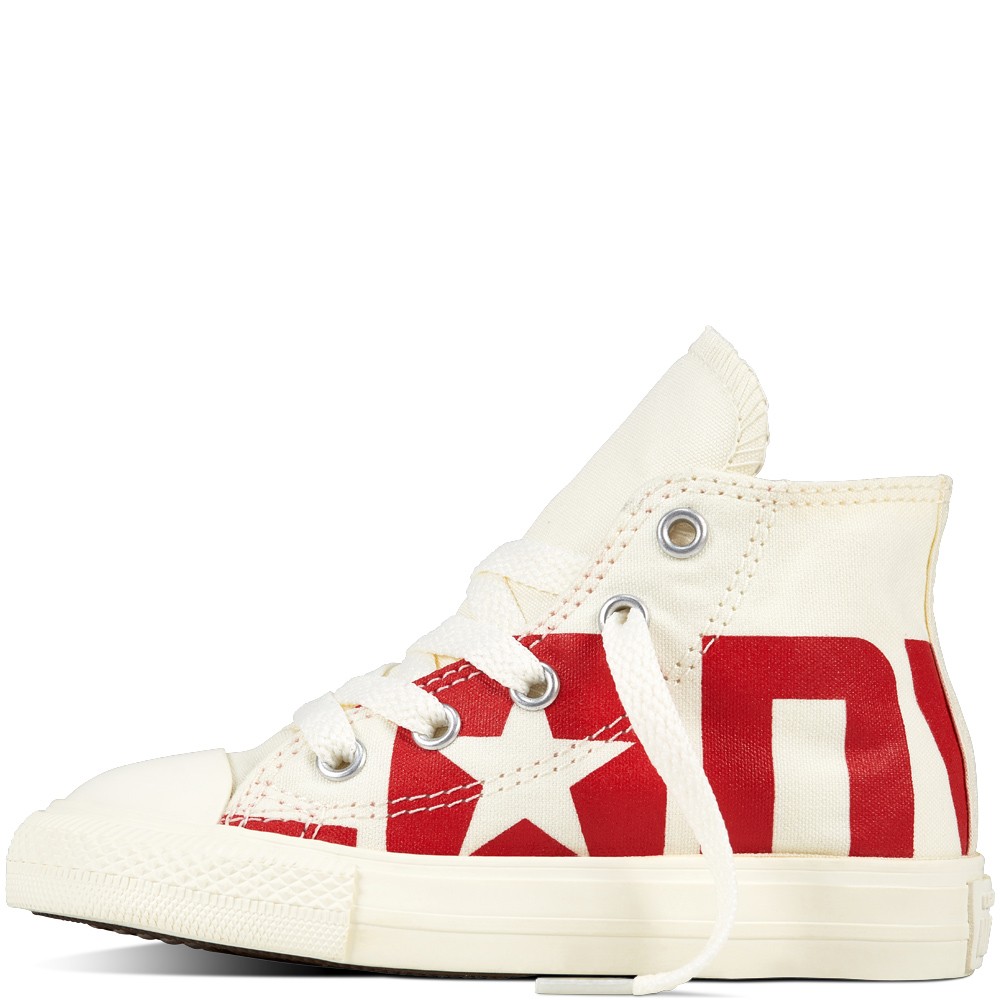 converse hi bambino rosso