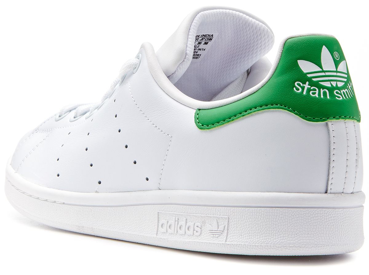 style ADIDAS originals sneakers stan smith lea bianco verde uomo m2