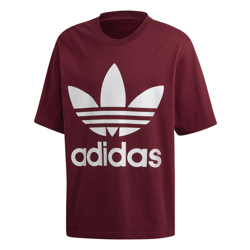 sportshock ADIDAS originals t-shirt con logo bordeaux uomo dh5841 -