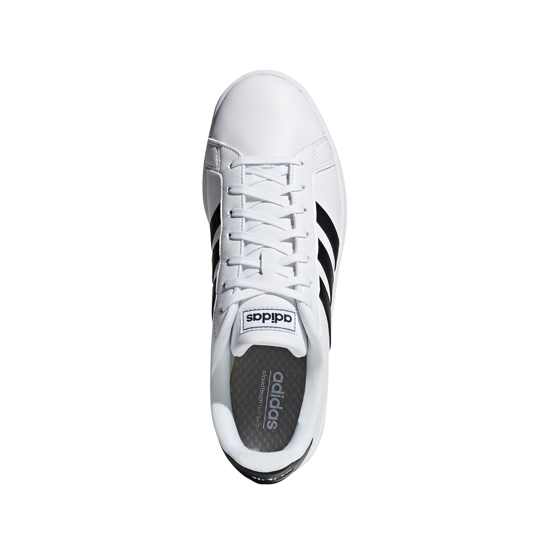 style ADIDAS sneakers grand court bianco nero uomo f36392 - acquist