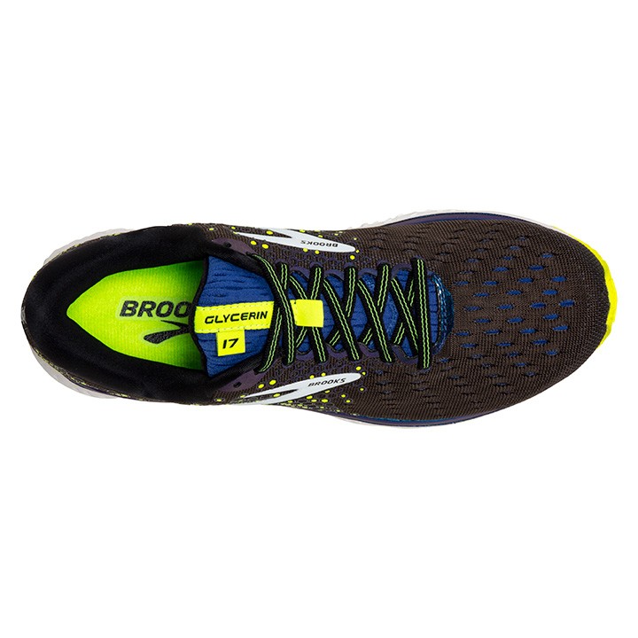 brooks glycerin 17 uomo blu