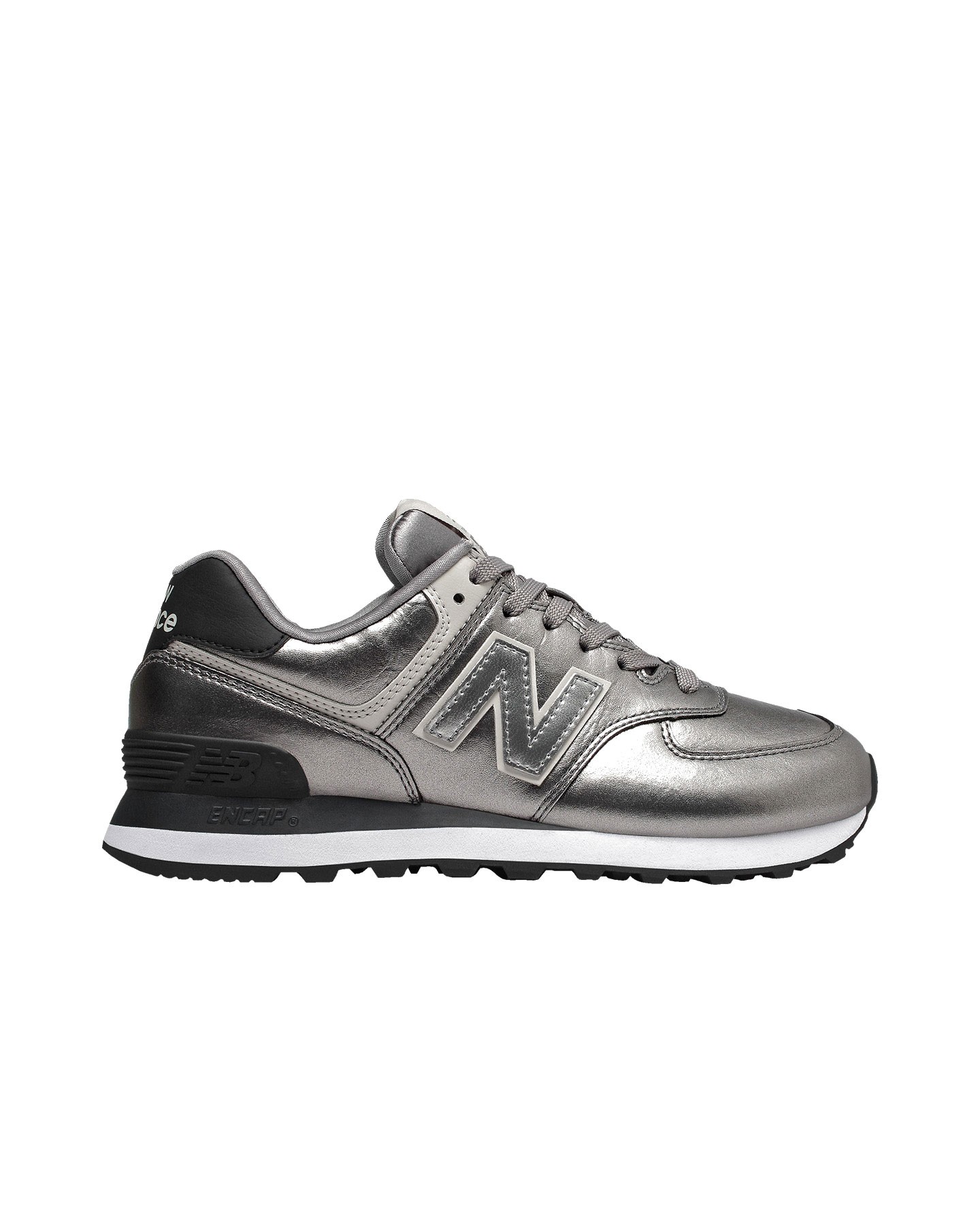 new balance 574 argento