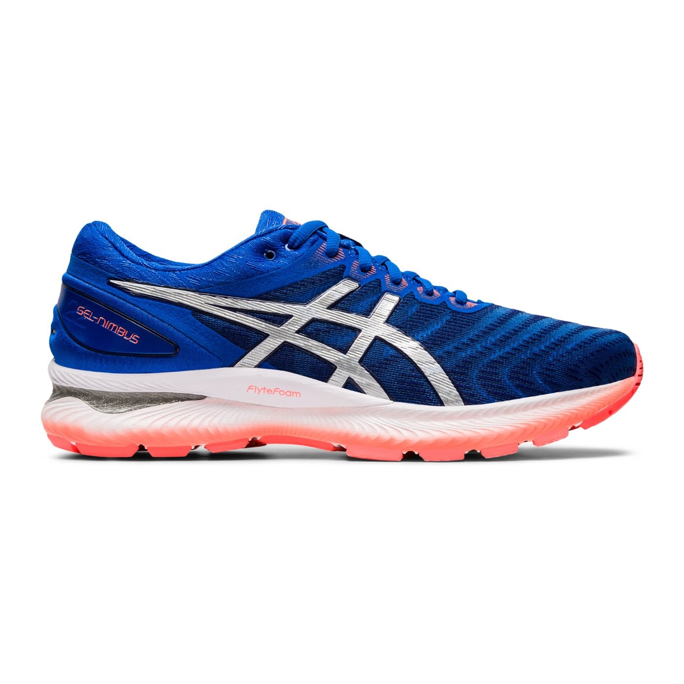 asics gel nimbus 10 bambino argento