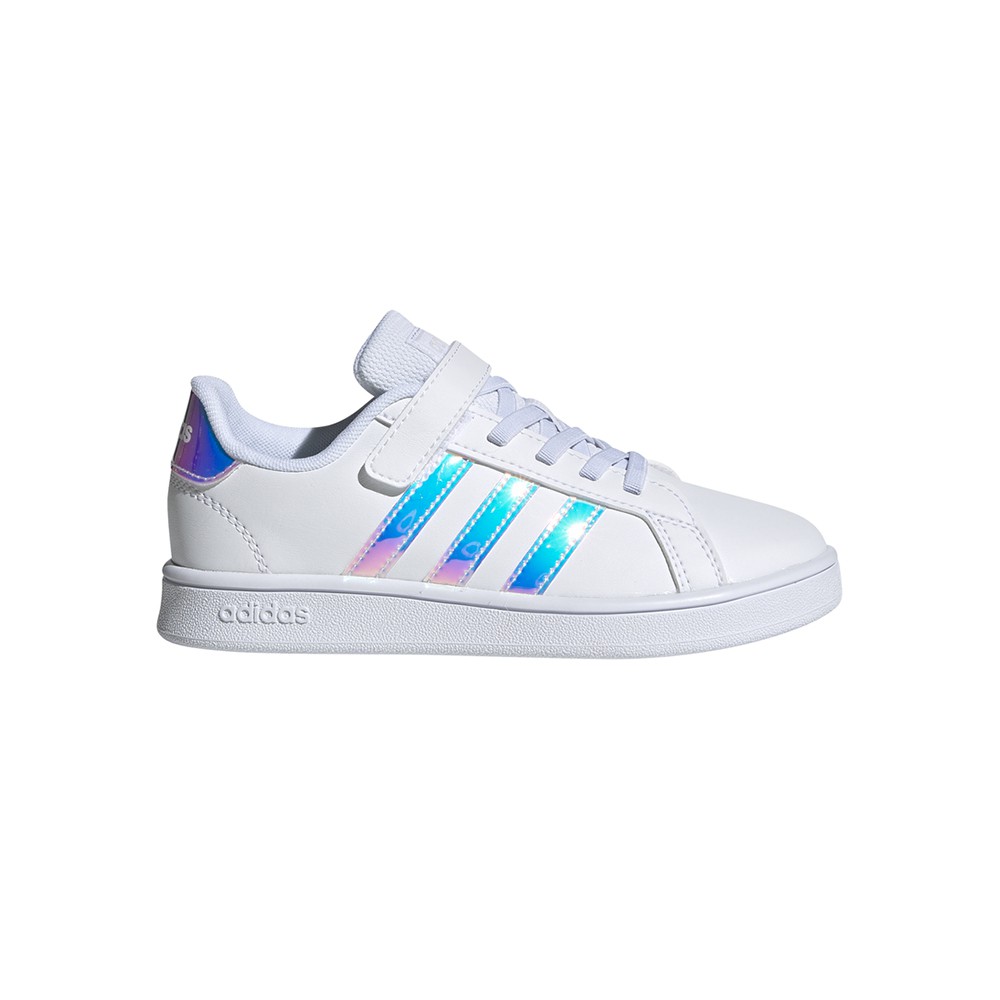 style ADIDAS sneakers grand court c bianco argento bambina fw1275 -